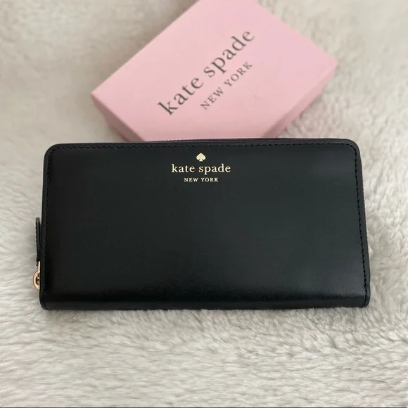 kate spade | Bags | Kate Spade Large Smooth Leather Black  display picture 1